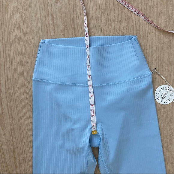 NWT Vuori Inversion Rib Bra & Legging Set 'Crystal Blue' Size XS - Picture 14 of 15